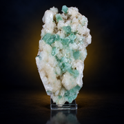 Natural Green Apophyllite with Heulandite Matrix