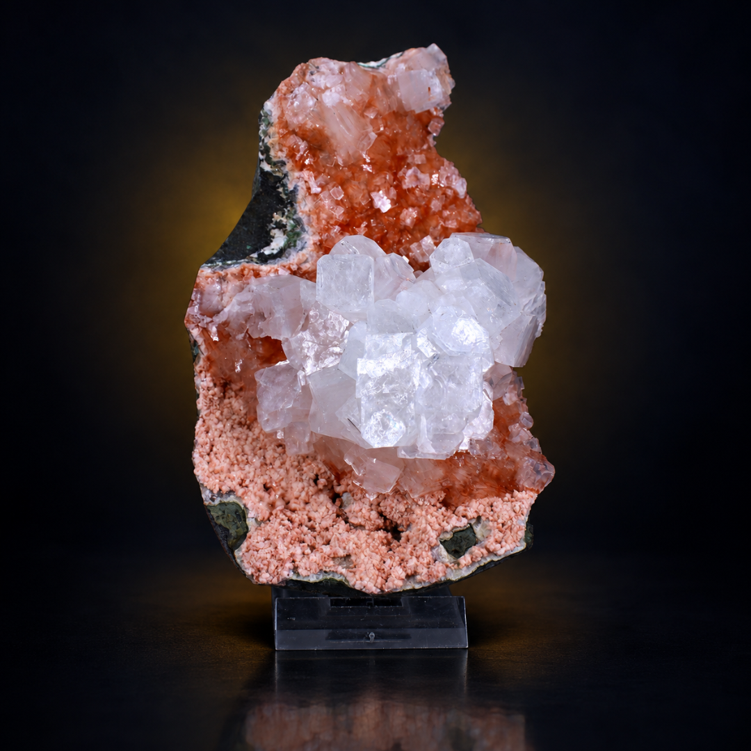 Natural Apophyllite, Stilbite &amp; Heulandite Mineral Specimen – 550g