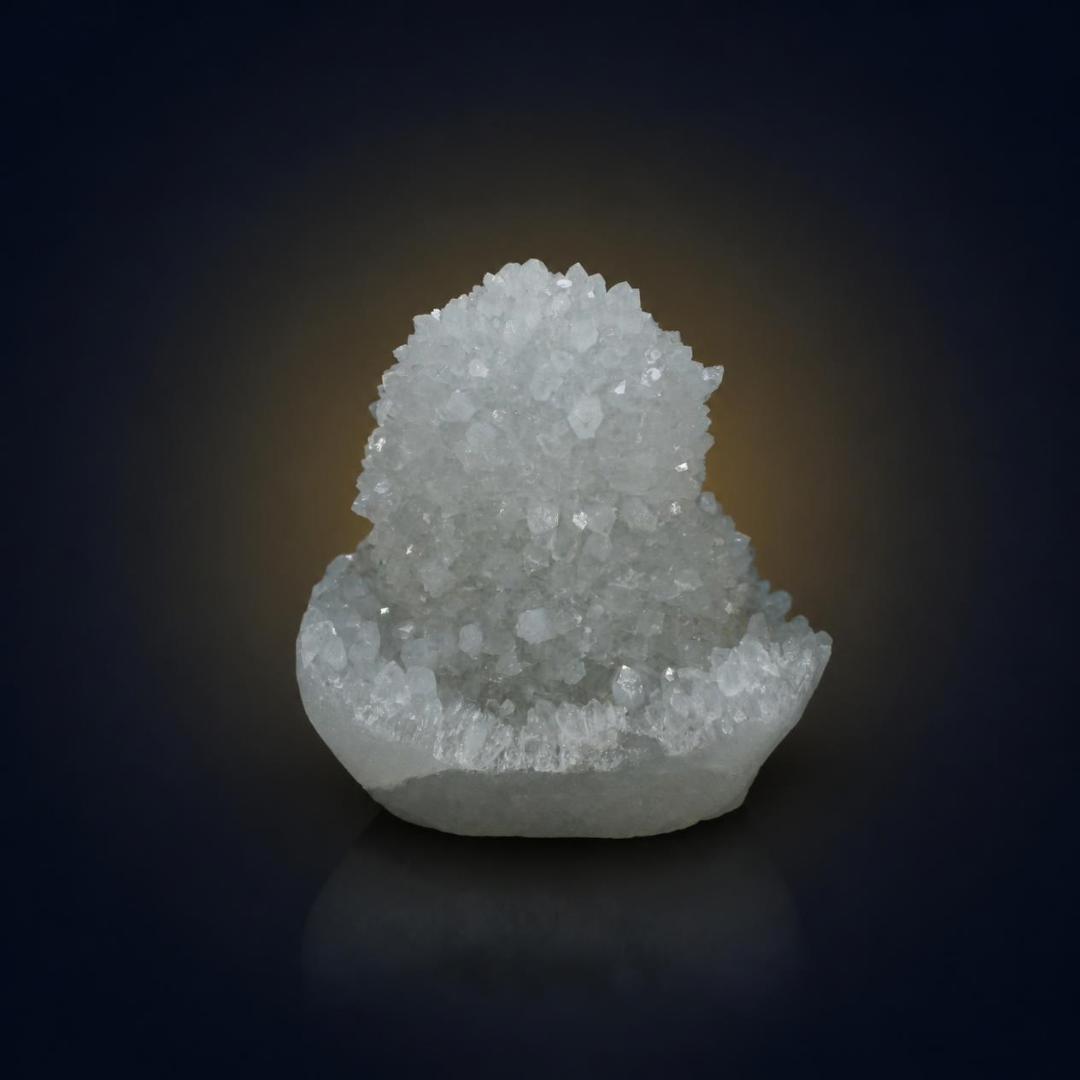 Natural Quartz Crystal Mineral Specimen – India