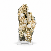 Natural Botryoidal Stilbite with Heulandite Crystal Cluster – 150 g