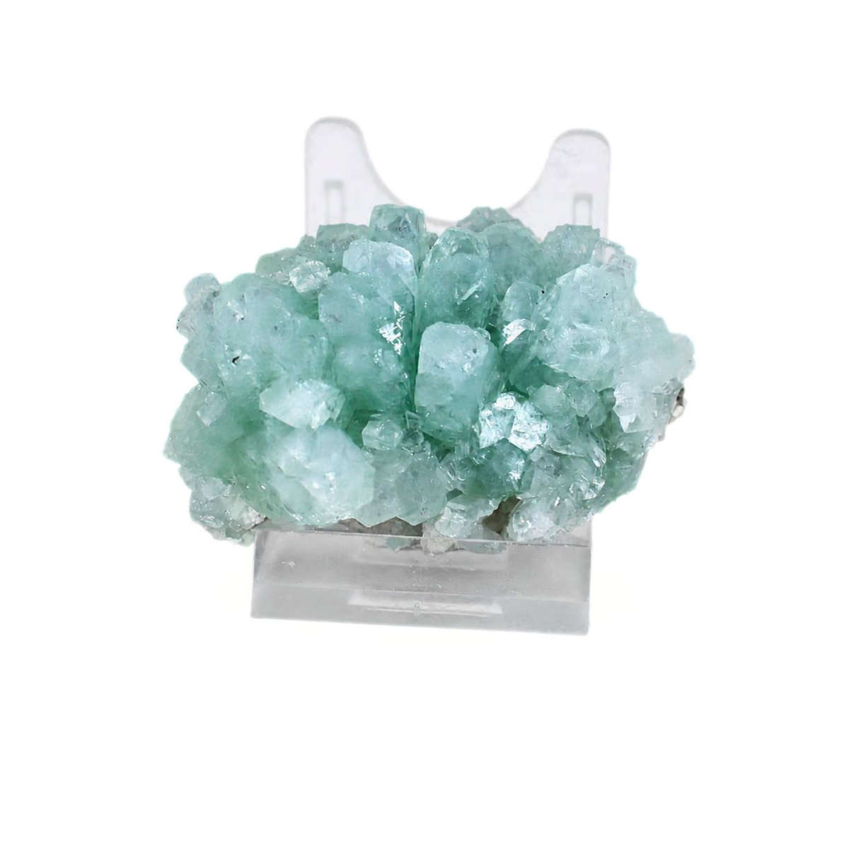 Natural Green Apophyllite Crystal Cluster Collector Quality Mineral 160g