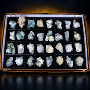 Natural Mixed Stilbite, Apophyllite, Heulandite &amp; Chalcedony Crystal Specimen Lot – 1730g