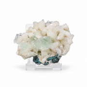 Green Apophyllite with Heulandite – Natural Mineral Specimen