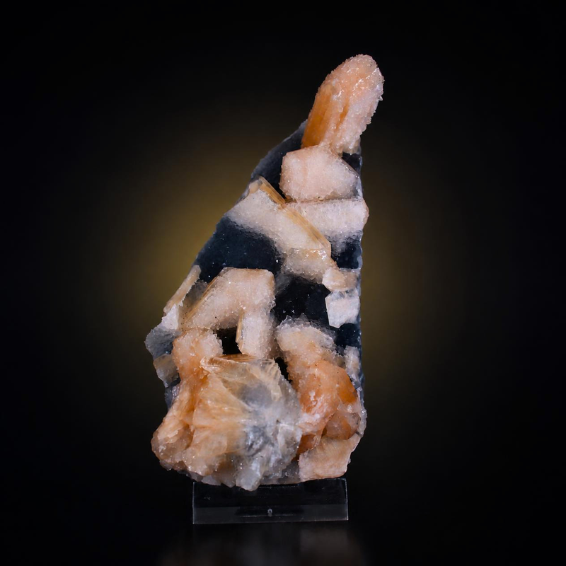 Stilbite with Chalcedony – Natural Mineral Specimen