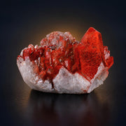 Natural Red Hematoid Quartz Mineral Specimen 11 × 11 × 7 cm, 500 g