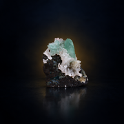 Natural Green Apophyllite with Stilbite and Heulandite Matrix – 70 g