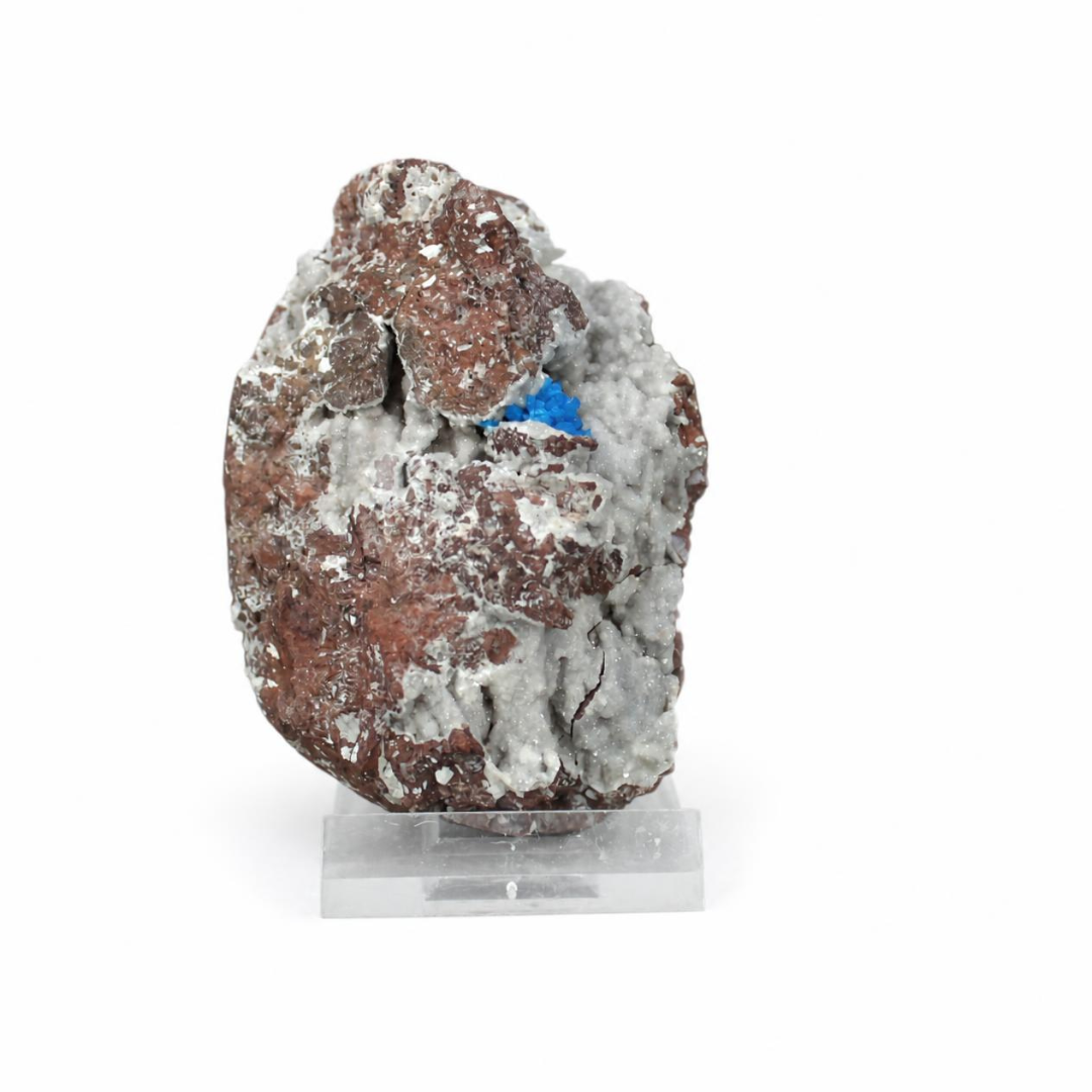 Natural Cavansite Crystal Matrix – Mineral Specimen from India