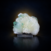 Natural Green Apophyllite on Heulandite Crystal Cluster – 210 g