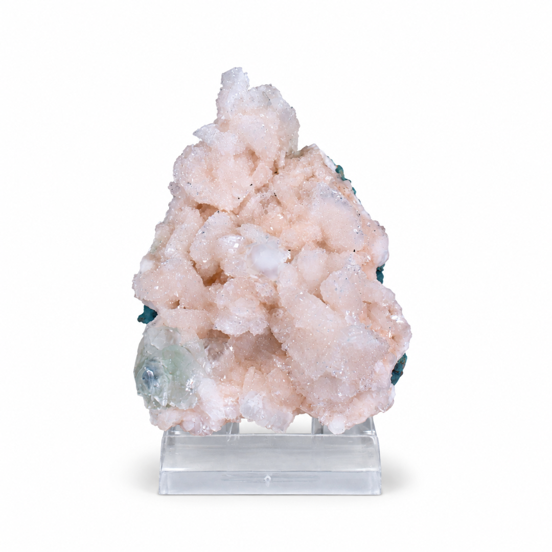 Natural Pink Stilbite Crystal Specimen – 80g
