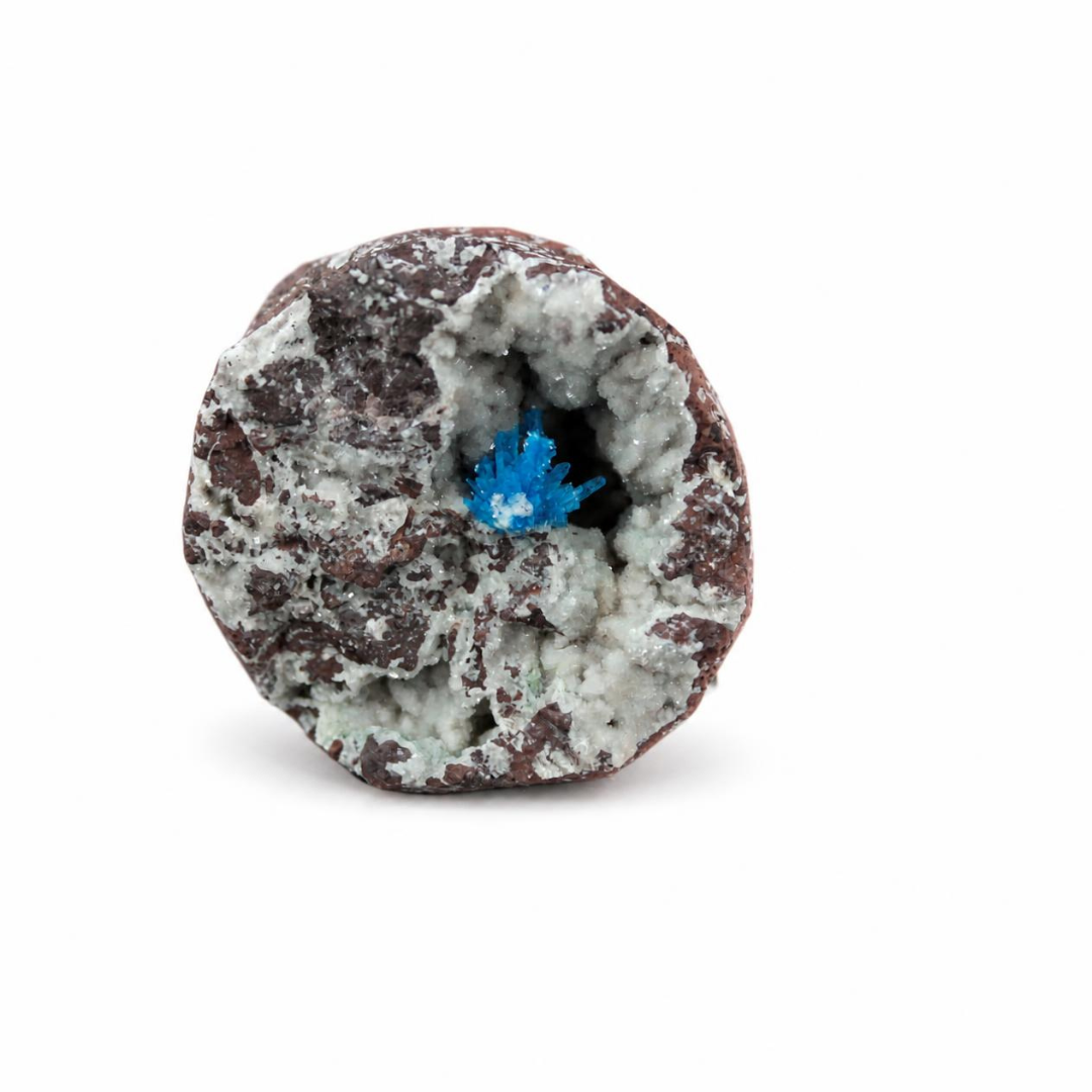 Natural Cavansite Crystal Matrix – Mineral Specimen from India