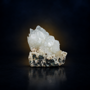 Natural White Apophyllite with Stilbite on Basalt Matrix – 260 g