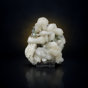 Natural Green Apophyllite with Stilbite, Heulandite & Basalt Matrix – 400 g