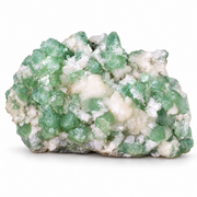 Natural Apophyllite Green Crystal Heulandite Matrix Mineral Specimen