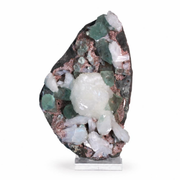 Apophyllite and Heulandite and Stilbite specimen — India, 460 g.