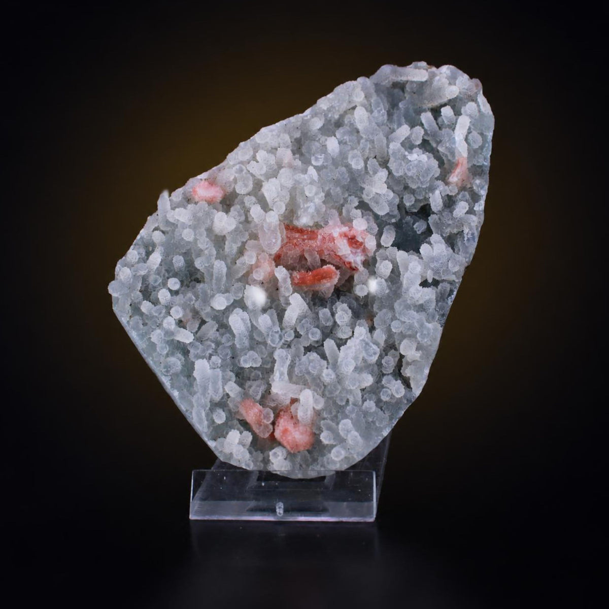 Natural Chalcedony Crystal Matrix Mineral Specimen from India 180 gm 10 × 8 × 2 cm
