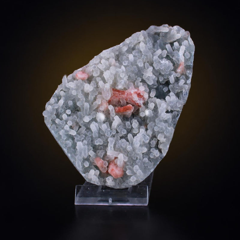 Natural Chalcedony Crystal Matrix Mineral Specimen from India 180 gm 10 × 8 × 2 cm