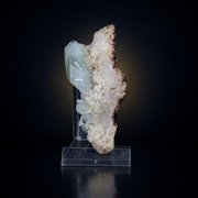 Green Apophyllite Crystal on Stilbite Matrix 9×4×3 cm | 60g
