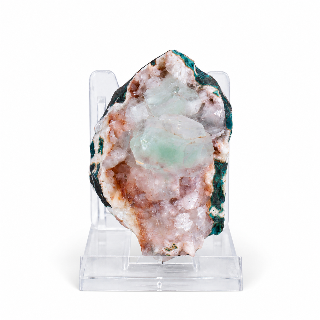 Natural Apophyllite with Heulandite Mineral Specimen – 80g