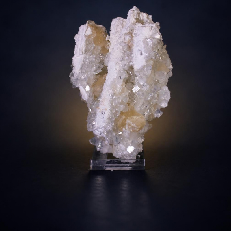 Natural Apophyllite with Heulandite Crystal Cluster – 290 g