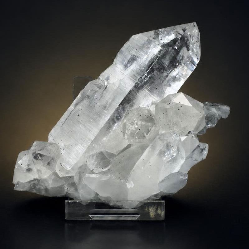 Himalayan Quartz Prismatic Crystal Group | 190 g | 11 × 6 × 5 cm