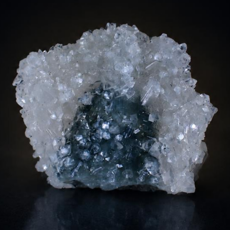 Blue Apophyllite Tabular Crystal Cluster | 70 g | 5 × 6 × 2 cm