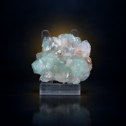 Natural Apophyllite with Heulandite and Stilbite Crystal Cluster – 100 g