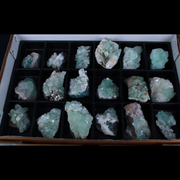 Natural Green Apophyllite Crystal Lot – 18 Pieces from India