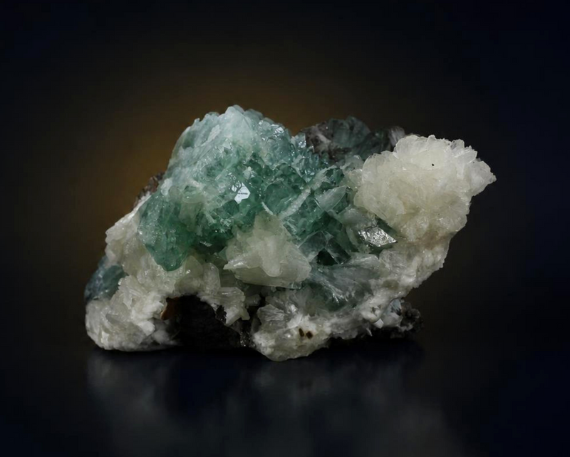 Apophyllite Tabular Crystal Group with Stilbite | 200 g | 11 × 5 × 4 cm