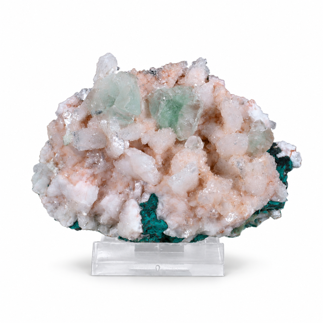 Natural Pink Apophyllite with Heulandite Mineral Specimen – 90g
