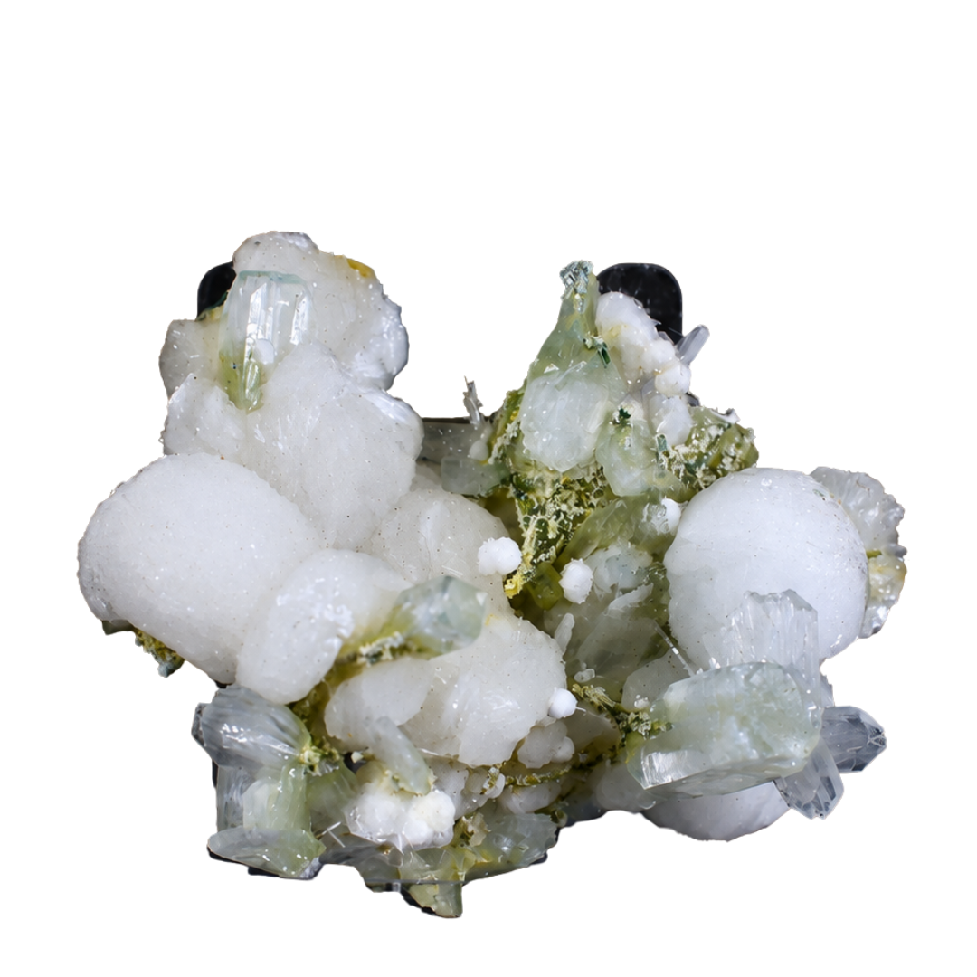 Natural Okenite with Apophyllite &amp; Heulandite Mineral Specimen – 60g