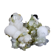 Natural Okenite with Apophyllite &amp; Heulandite Mineral Specimen – 60g