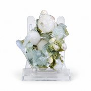 Natural Apophyllite with Heulandite &amp; Okenite Mineral Specimen – 40g