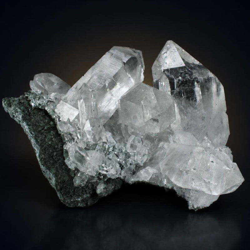 Himalayan Quartz Prismatic Crystal Cluster | 1880 g | 18 × 12 × 11 cm
