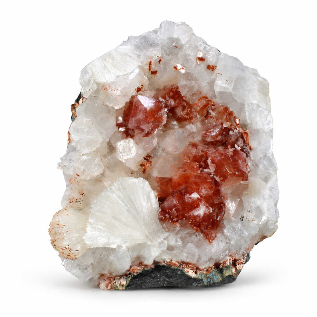 Natural Apophyllite with Stilbite Mineral Specimen – 1730g
