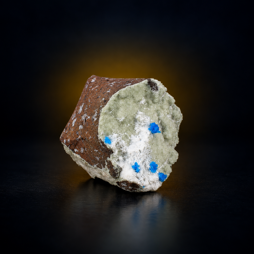 Natural Cavansite Crystal Matrix – Mineral Specimen from India