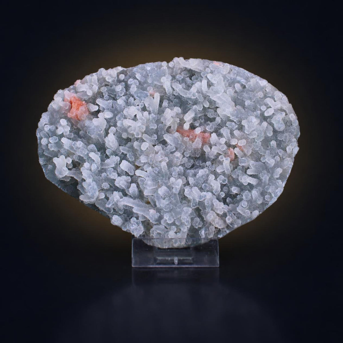 Natural Chalcedony Crystal Matrix Mineral Specimen from India 370 gm 13 × 10 × 2 cm