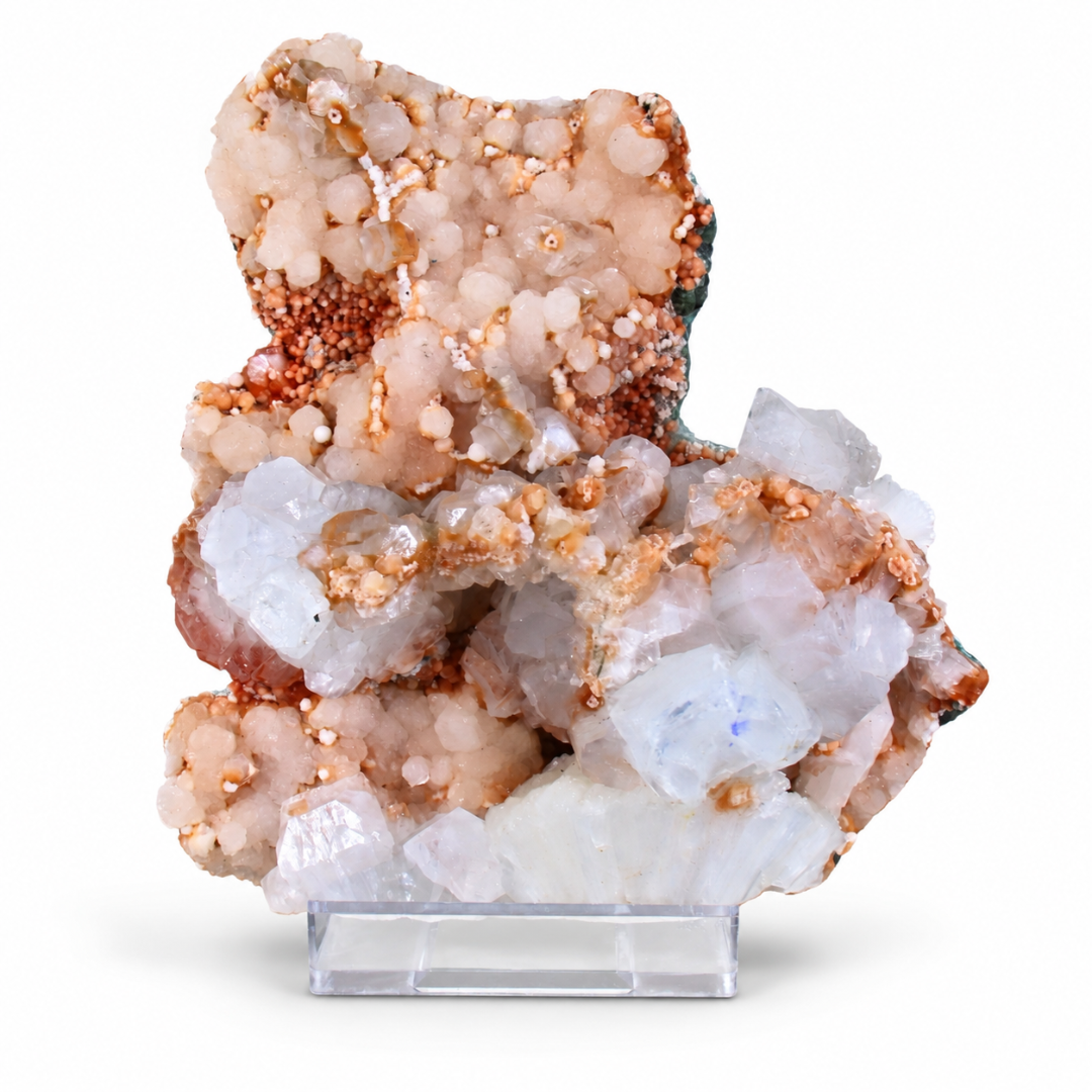 Stilbite with Apophyllite – Natural Mineral Specimen