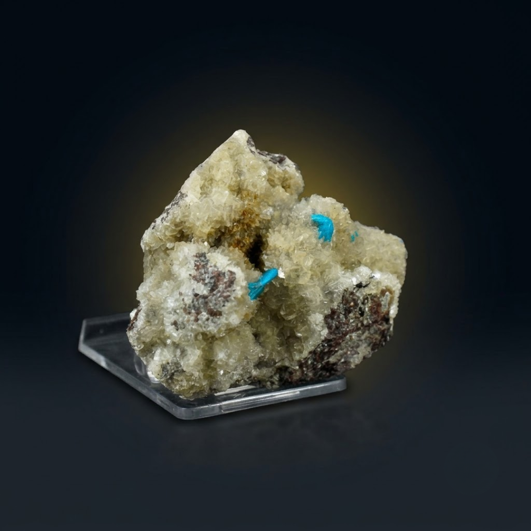Natural Cavansite Crystal Matrix – Mineral Specimen from India