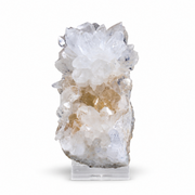 Clear Quartz with Calcite – Natural Mineral Specimen
