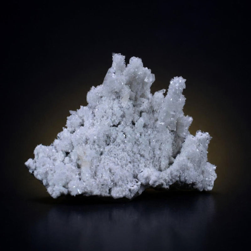 White Scolecite Radiating Crystal Cluster | 340 g | 13 × 9 × 5 cm