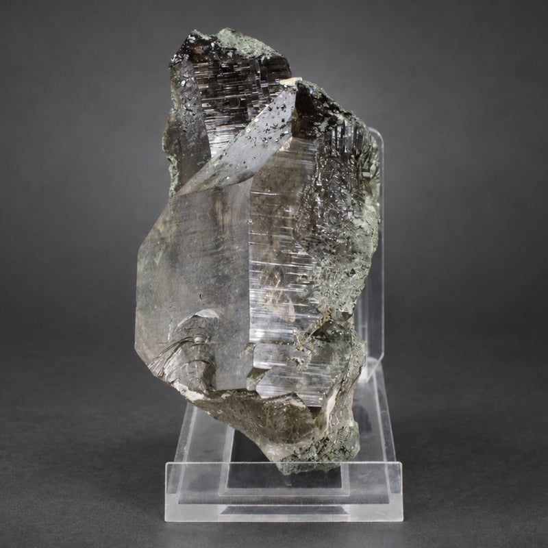 Smoky Quartz Elongated Prismatic Crystal | 520 g | 12 × 6 × 6 cm