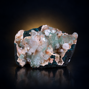 Natural Green Apophyllite with Stilbite and Heulandite Matrix – 170 g