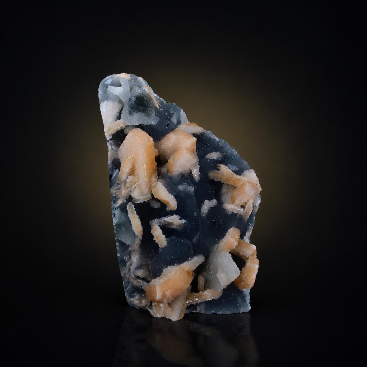 Stilbite with Chalcedony – Natural Mineral Specimen