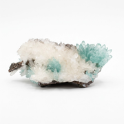 Green Apophyllite on Matrix · 140 g · 11 × 7 × 5 cm · India