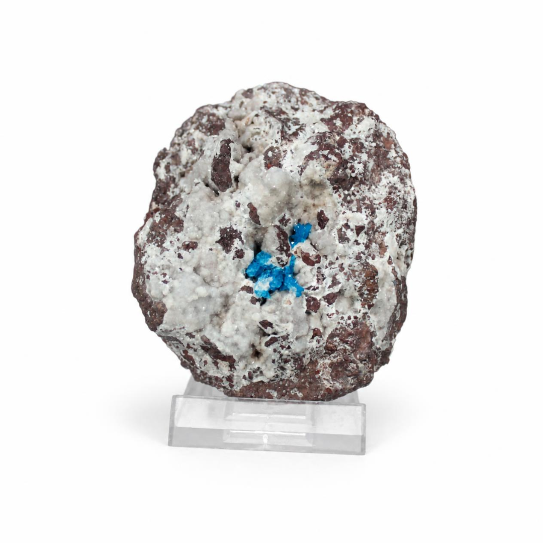 Natural Cavansite Crystal Matrix – Mineral Specimen from India