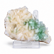 Natural Green Apophyllite with Heulandite Mineral Specimen – 74g