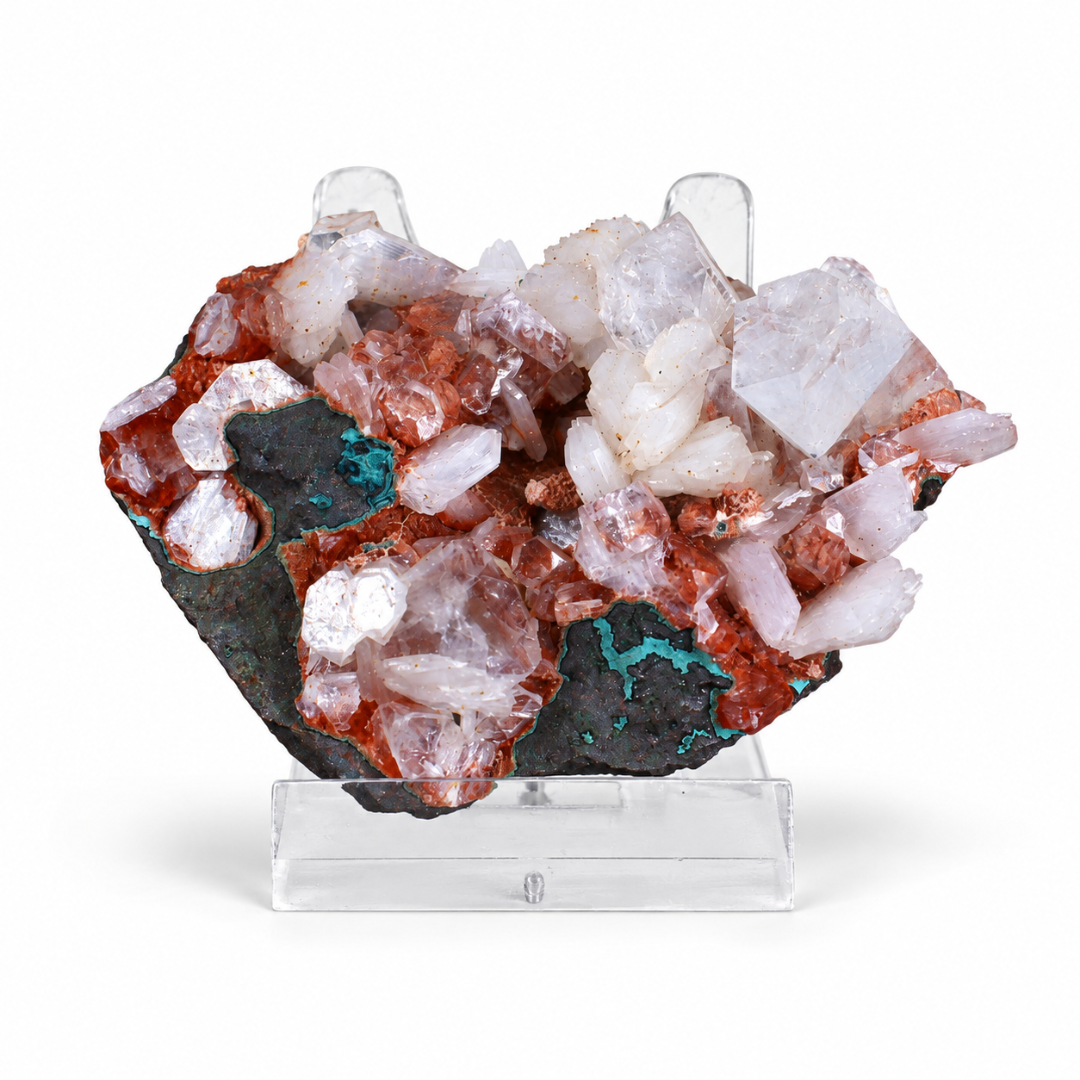 Natural Apophyllite with Stilbite Mineral Specimen – 100g