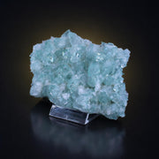 Natural Green Apophyllite Crystal Matrix Mineral Specimen from India 200 gm 14 × 8 × 2 cm