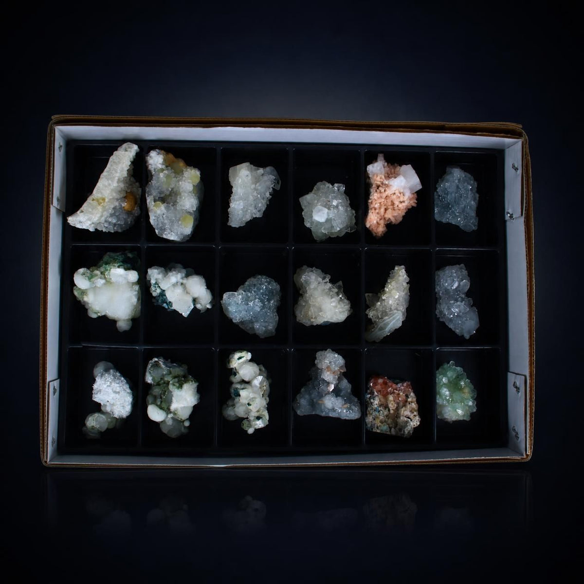 Scolecite Quartz & Calcite Apophyllite Stilbite Heulandite & More Collection 2000g 4x7x5cm Botryoidal Druzy Acicular Raw Crystal Specimen