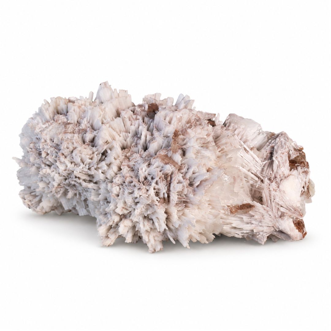 Natural Heulandite with Scolecite Crystal Specimen – India